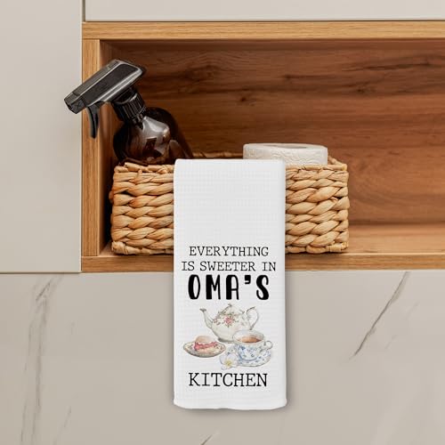 Kitchen Towels for Grandma - Decorative Hand Towels 16x24