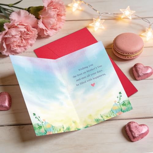 Ogeby Floral Mother's Day Card for a Special Friend - Heartfelt Wishes