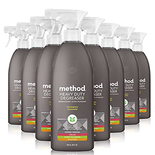 Method Heavy Duty Degreaser, Lemongrass Scent, 28 fl oz - 8 Pack