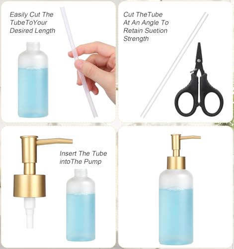 Gold Soap Dispenser Pump - 2 Pack, Fits 28/400 Bottles