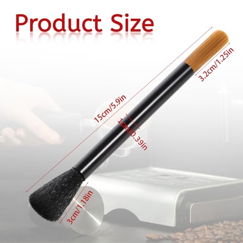 Giantree Dual Head Coffee Grinder Cleaning Brush - Barista Tool