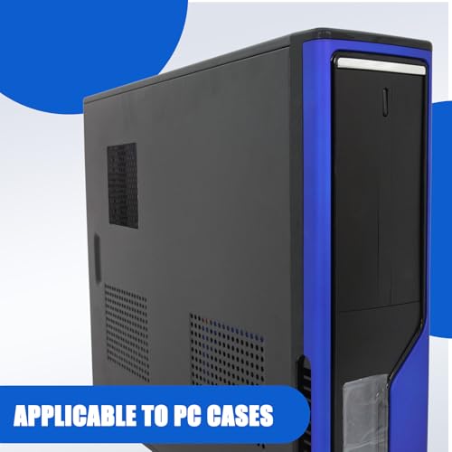 120mm Computer Fan Dust Filter Pack - Mesh & PVC Dustproof Case Covers with Screws