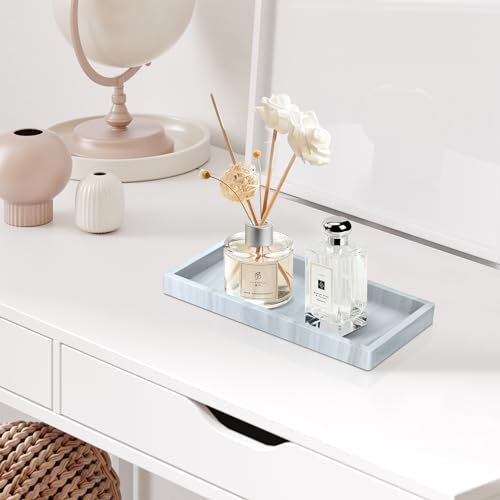 EGWON Silicone Bathroom Vanity Tray, Anti-Slip Countertop Organizer