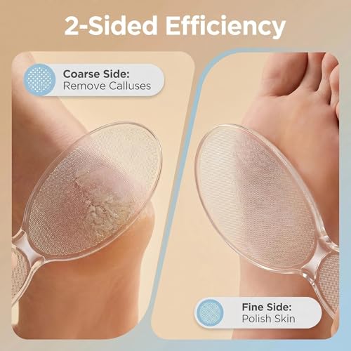 Jrotiro Nano Glass Callus Remover & 8-Shaped Foot File Pedicure Tool