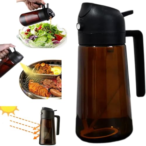 Zwzjheng 2-in-1 Olive Oil Dispenser & Spray Bottle, 16oz