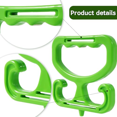 Heavy Duty Grocery Bag Handle Carrier - Pack of 2, Holds Up to 80lbs