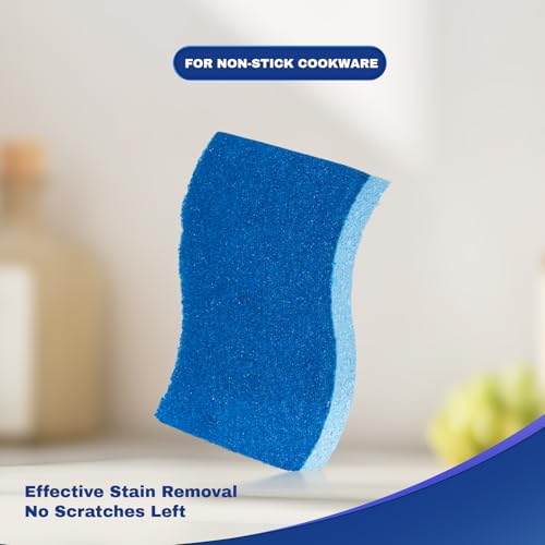 ECLINSO 9-Pack 3-in-1 Sponge Variety Set for Kitchen & Bath