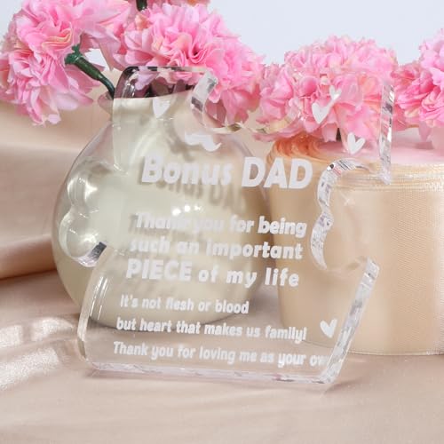 Dad Acrylic Puzzle Plaque - Perfect Gift from Daughter or Son