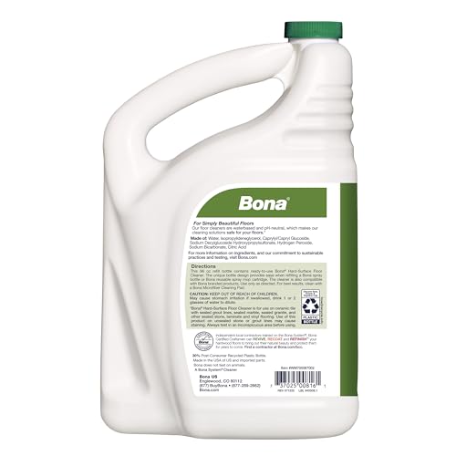 Bona Multi-Surface Floor Cleaner Refill, Unscented - 128 oz