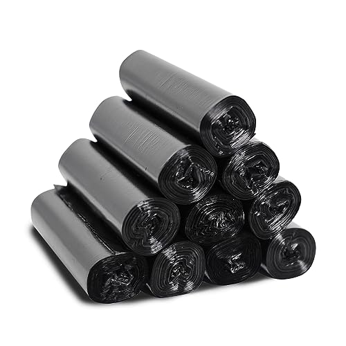 Kjuway Black 3.5 Gallon Trash Bags 150 Count Thick Small Garbage Liners