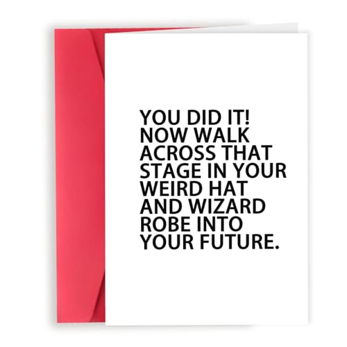 Funny Graduation Card with Envelope for Class of 2025