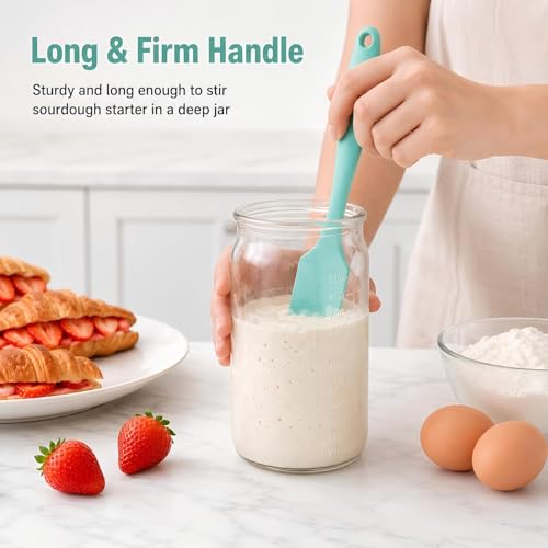 Vunpok Silicone Jar Spatula Set - 3PCS Heat Resistant Kitchen Tools