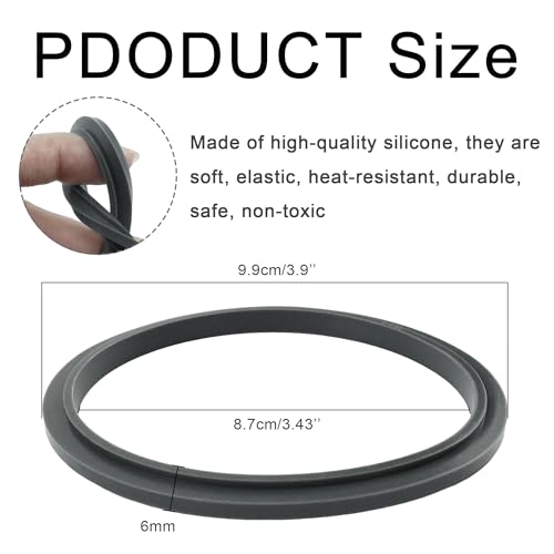 2 Pack Silicone Replacement Gaskets for NutriBullet 600W & Pro 900W