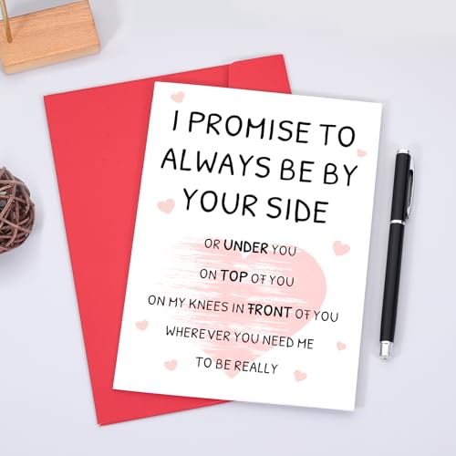 Perleddom Romantic Anniversary and Valentine Greeting Card for Husband and Wife