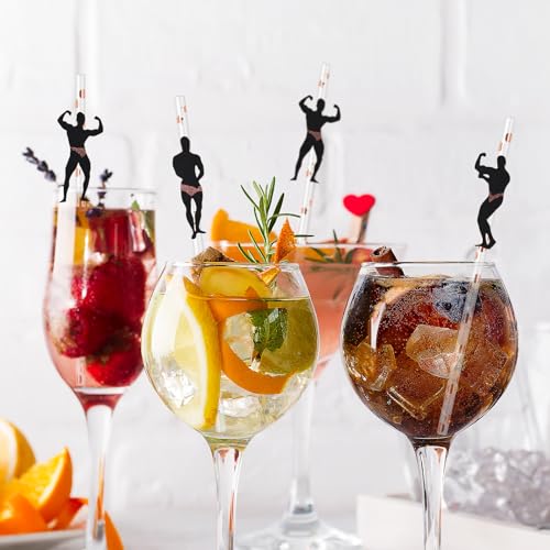 24 PCS Bachelorette Party Straws - Funny Dancer Designs