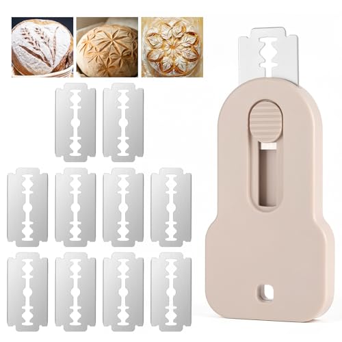 ElevateTech Sourdough Scoring Tool with 10 Replaceable Blades