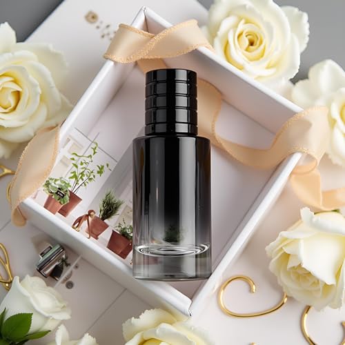 Black 30ml Perfume Atomizer Glass Refillable Travel Spray Bottle