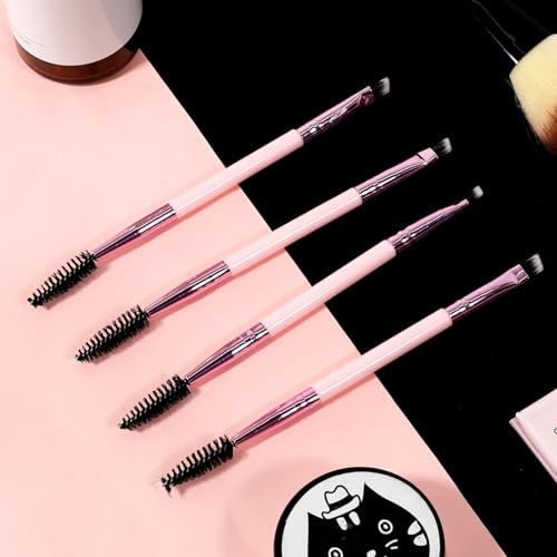 Vin Beauty 6-Piece Dual-Ended Eyebrow Brush and Spoolie Set