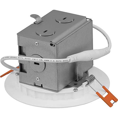 5" LED Edgelit Recessed Downlight - Brushed Nickel, 571 Lumens