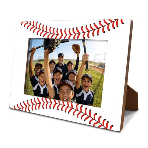 XQLSR Baseball 08 Picture Frame - Sports Room Decor & Gift for Boys