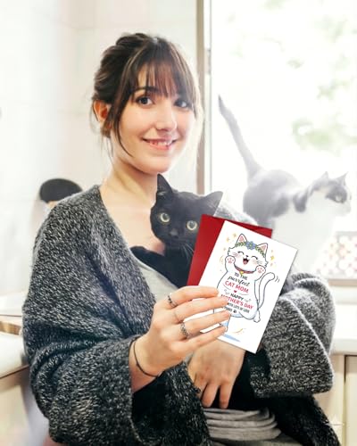 Funny Cat Mom Mother's Day Card | Cute 5x7'' Greeting Card
