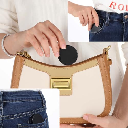 4 Pcs Refillable Loose Powder Containers, Plastic Travel Powder Compact with Rotatable Sifter