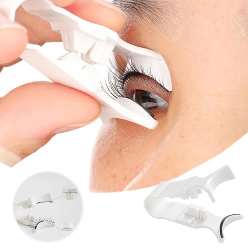 Magnetic Eyelash Applicator Tool - Portable White Lash Clip
