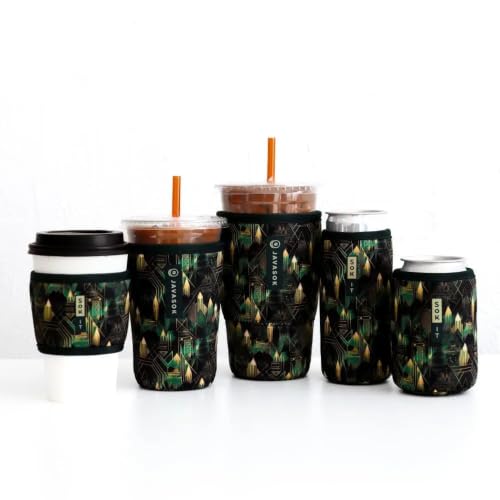 Sok It JavaSok Iced Coffee & Cold Soda Cup Sleeve City Limits Medium 22-28oz