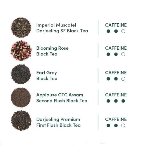 VAHDAM Black Tea Sampler Gift Set - 10 Premium Loose Leaf Tea Blends