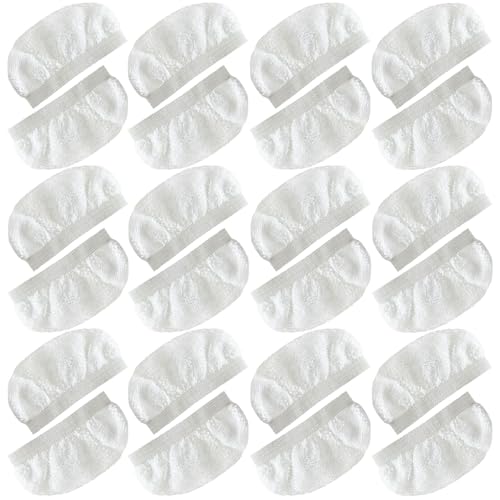 24 Pack Replacement Steam Mop Pads for Bissell & PurSteam Cleaners