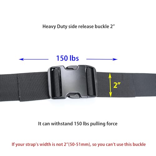 Heavy Duty Plastic Side Release Buckles & Strap Clips Replacement