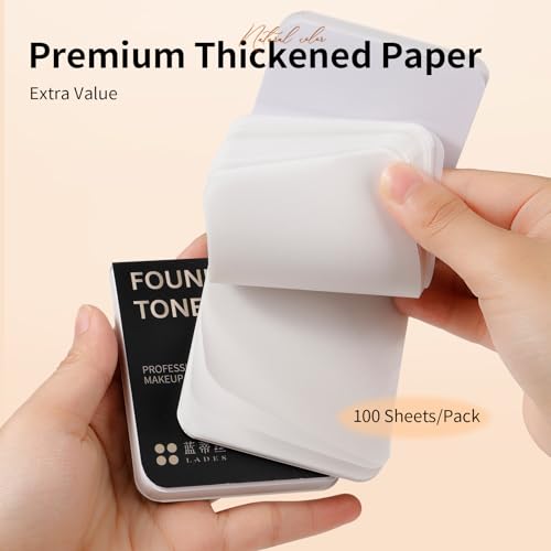 MSQ Disposable Makeup Mixing Palette Paper for Foundation and Nail Art 100 Sheets