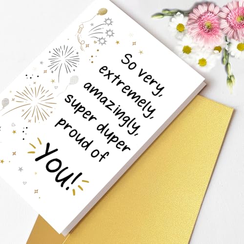 Graduation Card - Proud of You Card for Friends & Family