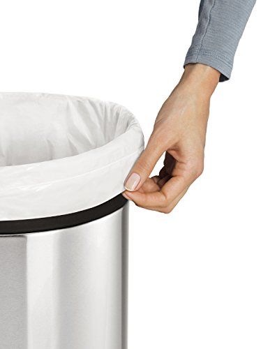 simplehuman Custom Fit Trash Can Liner Q, 50 Count, 13-17 Gal