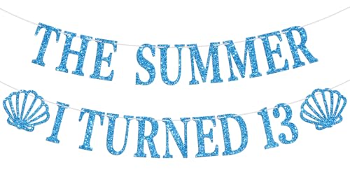 Summer 13th Birthday Banner - Beach Party Decorations