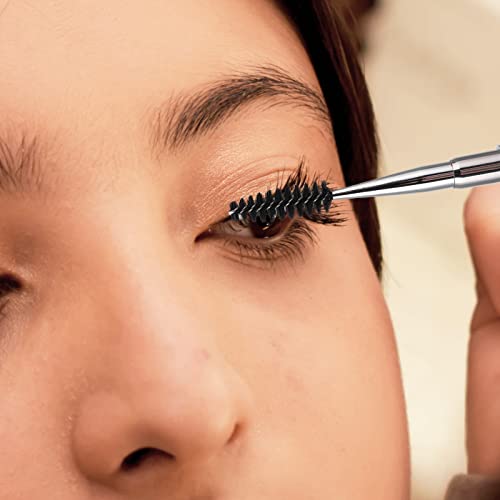 Tbestmax 3 Pcs Spoolies Mascara Wands and Eyelash Brushes with Cap Pink