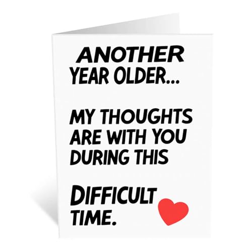 Humorous Birthday Card for Him/Her with Red Envelope - 5x7