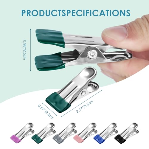 36 Pack Heavy Duty Stainless Steel Clothes Pins - Multipurpose Clips for Laundry, Photos, and Food