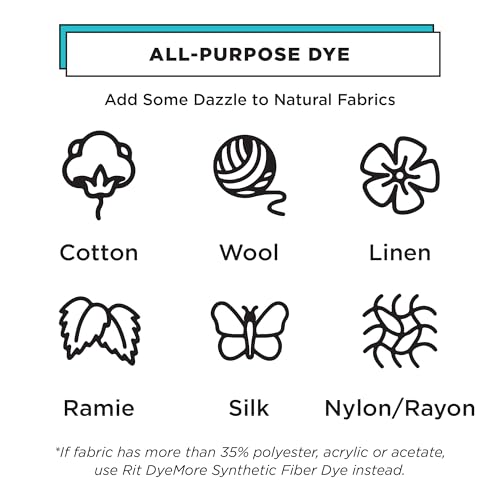 Rit All-Purpose Liquid Dye - Denim Blue for Fabrics & Crafts