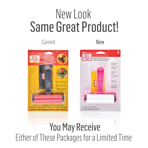 Mod Podge Professional Decoupage Tool Set - 2-in-1 Brayer & Squeegee (Pack of 12)