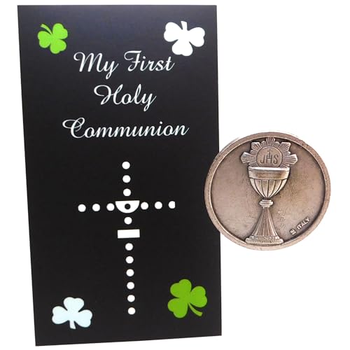 Westmon Works First Communion Token Gift Set with Irish Prayer Card