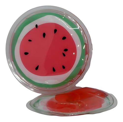 Bexter Watermelon Hot & Cold Gel Eye Pads – Reusable Mask for Puffiness