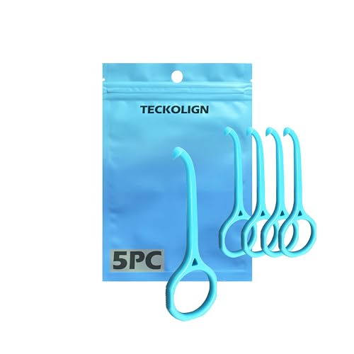 Teckolign Aligner Removal Tool 5-Pack - Dental-Grade Retainer Remover for Invisible Braces