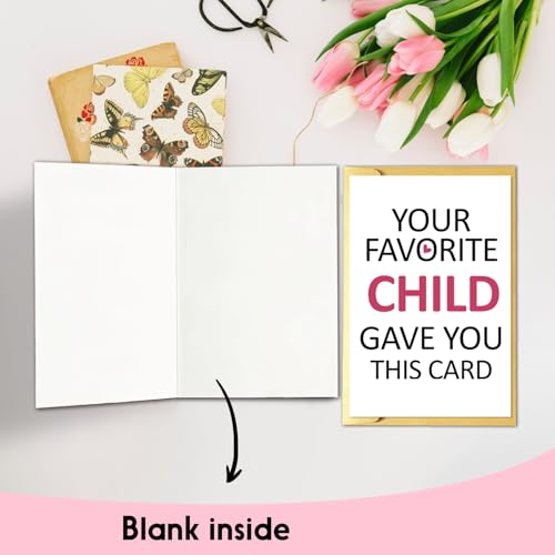Funny Birthday Card for Mom - Humorous Gift from Daughter or Son