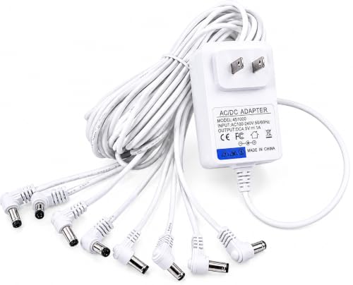8-Outlets 4.5V AC/DC Power Adapter for Lemax Lighted Village Accessories