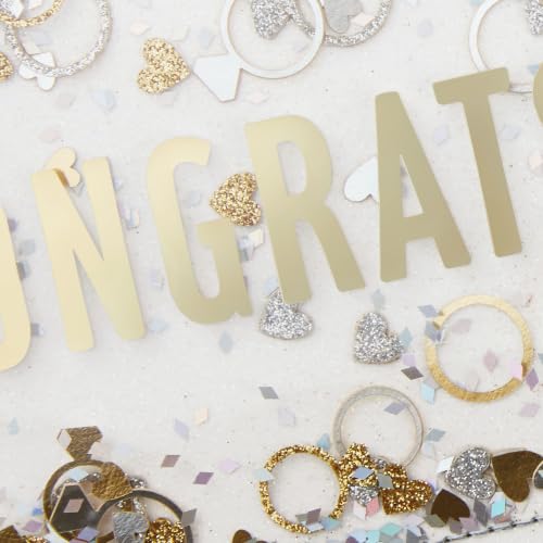 Hallmark Signature Engagement Card - Congrats Confetti Design