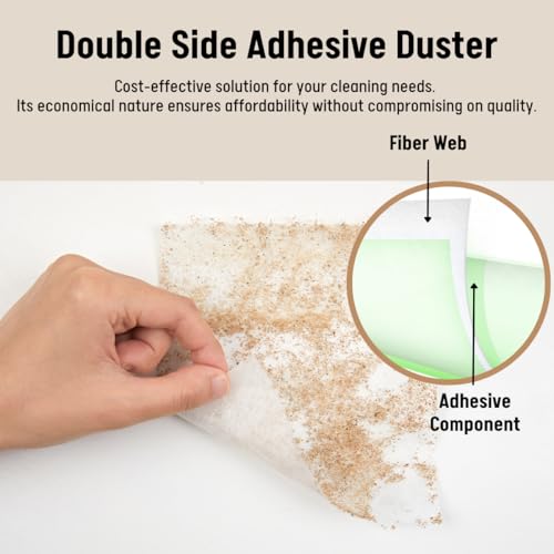 70 Count Disposable Dry Sweeping Cloths for Hardwood and Tile Floors