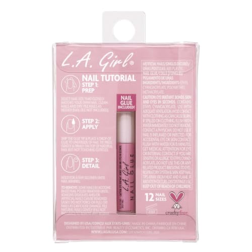 L.A. Girl Oh So Shiny Artificial Nail Tips Kit - Minty Moments