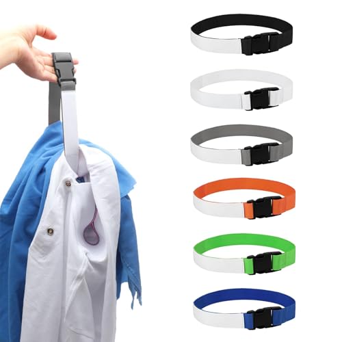 Multicolor Nylon Laundry Strap with Writable Label & Quick Release Buckle