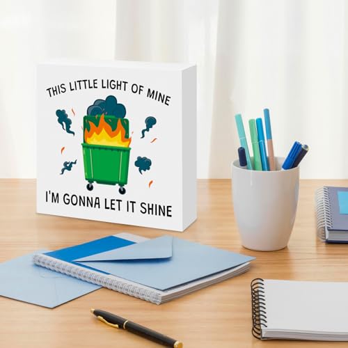 Mikela Funny Office Wooden Sign - Inspirational Employee & Boss Gift